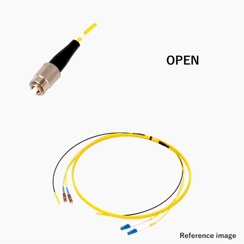 平型(V溝付) 2芯 マルチOM5 FC-OPEN