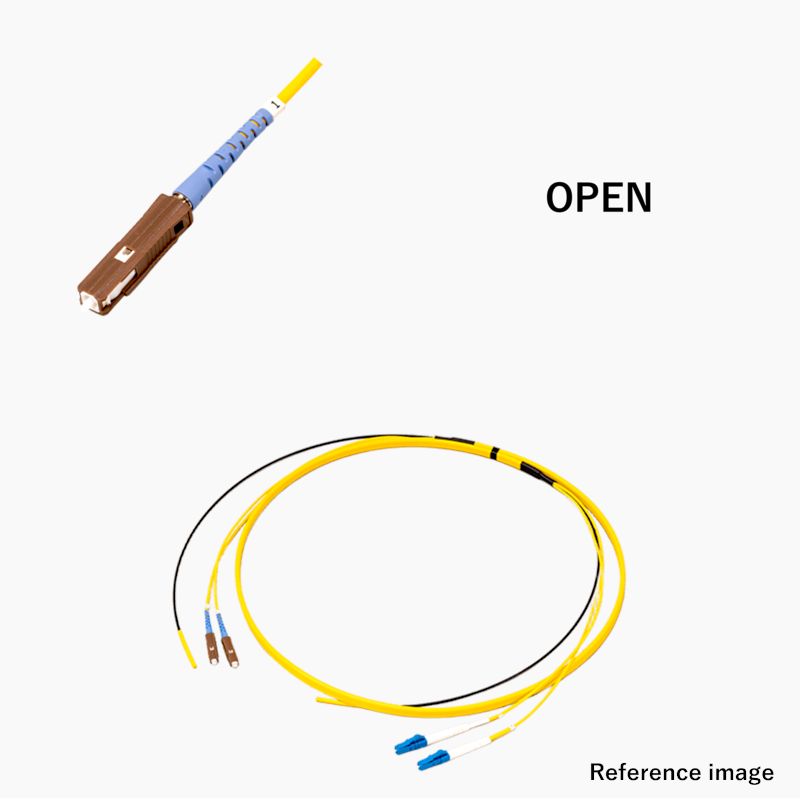 平型(V溝付) 2芯 マルチOM5 MU-OPEN