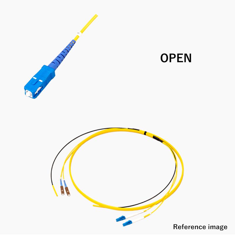 平型(V溝付) 2芯 マルチOM5 SC-OPEN
