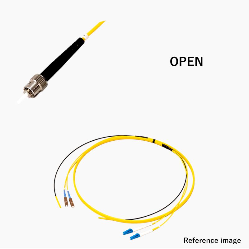 平型(V溝付) 2芯 マルチOM5 ST-OPEN