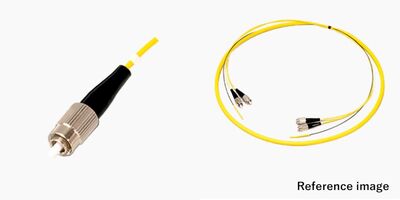 コード集合型 2芯 FCコネクタ付き光ファイバーケーブル