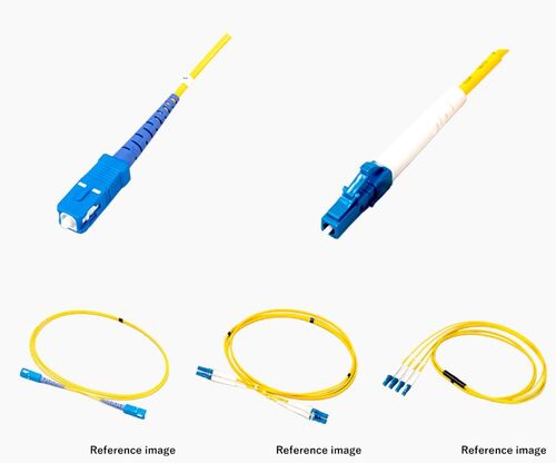 新製品情報、光ファイバーケーブル、組み合わせ/長さ違いで、40種類を完成品在庫にしました。
