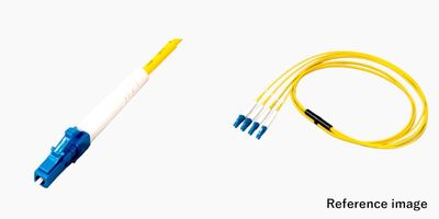 4芯 FO LCコネクタ付き光ファイバーケーブル