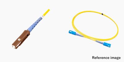 単芯（1芯） MUコネクタ付き光ファイバーケーブル