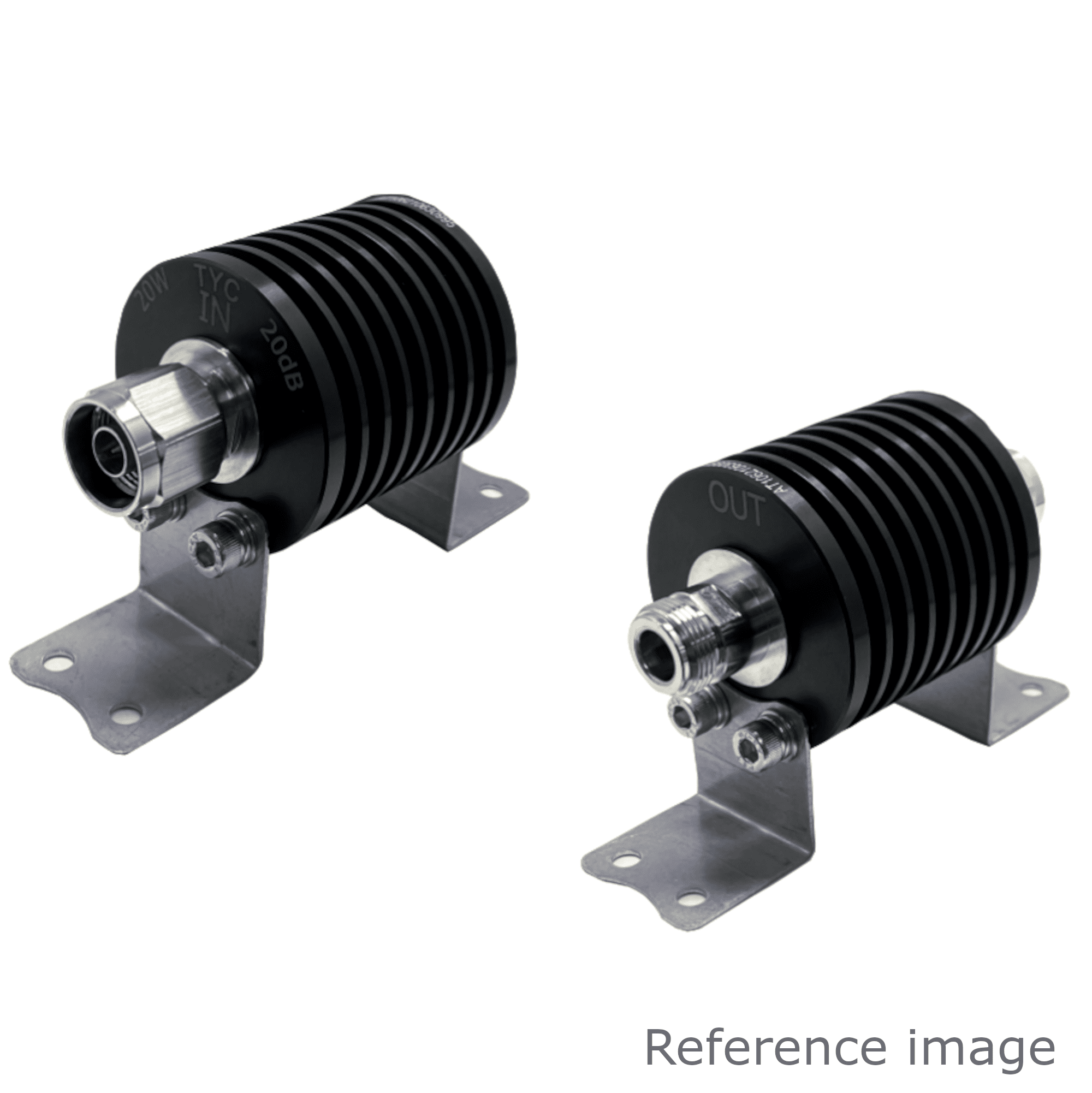 Fixed Attenuators for N Connectors 50 Ω 20 W (3/6/10/20/30dB)