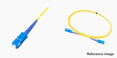 単芯（1芯） SCコネクタ付き光ファイバーケーブル