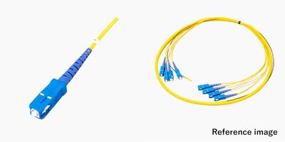 コード集合型 4芯 SCコネクタ付き光ファイバーケーブル