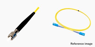 単芯（1芯） SMA905コネクタ付き光ファイバーケーブル