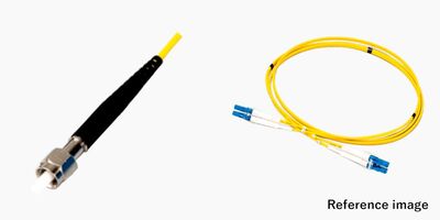 2芯メガネ SMA905コネクタ付き光ファイバーケーブル