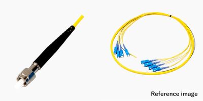 コード集合型 4芯 SMA905コネクタ付き光ファイバーケーブル