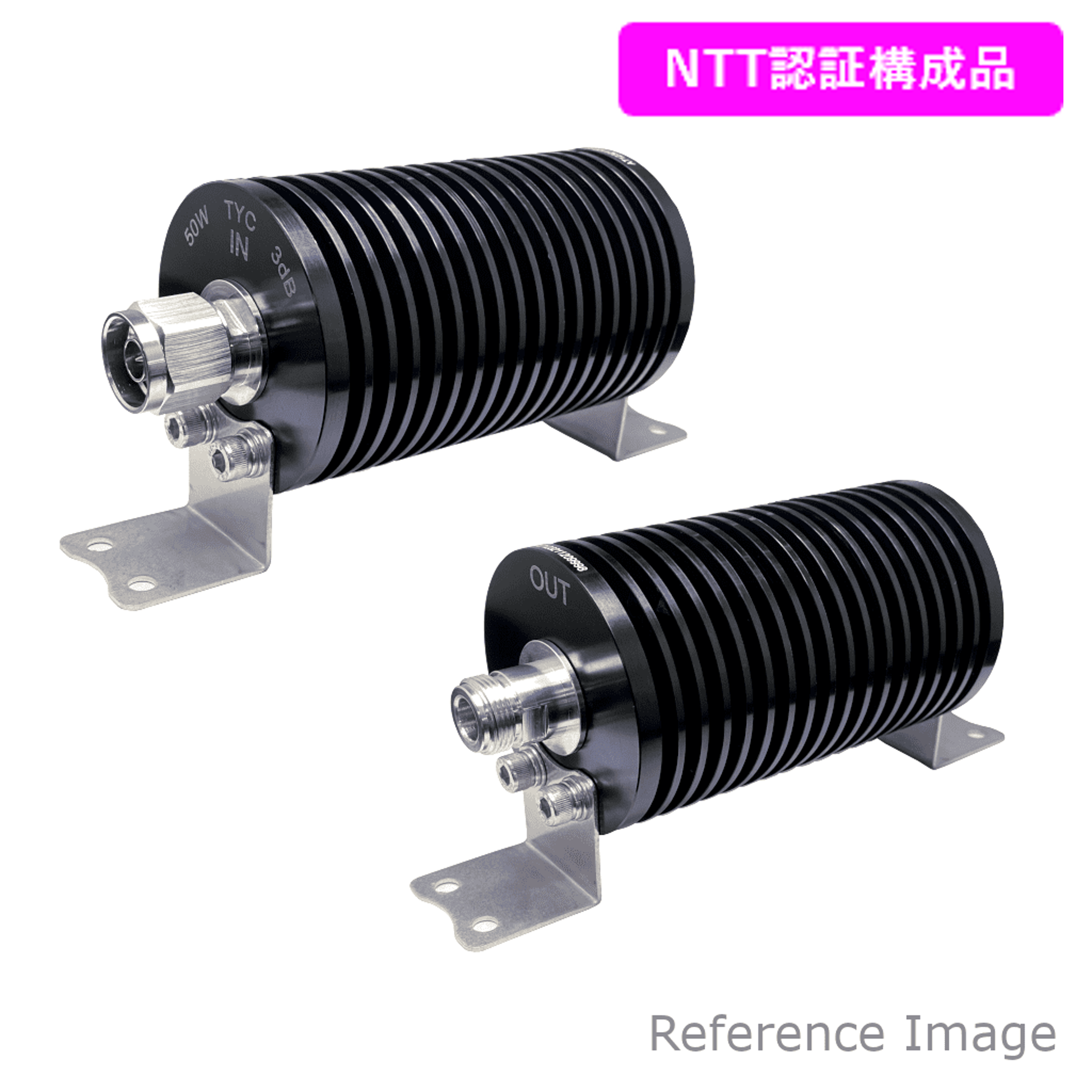 S 固定減衰器｜50Ω 50W(3/6/10/20/30dB)