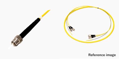 コード集合型 2芯 STコネクタ付き光ファイバーケーブル