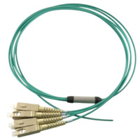 4心 OM/OM4 マルチモード10G 片端SC　光ファイバーケーブル